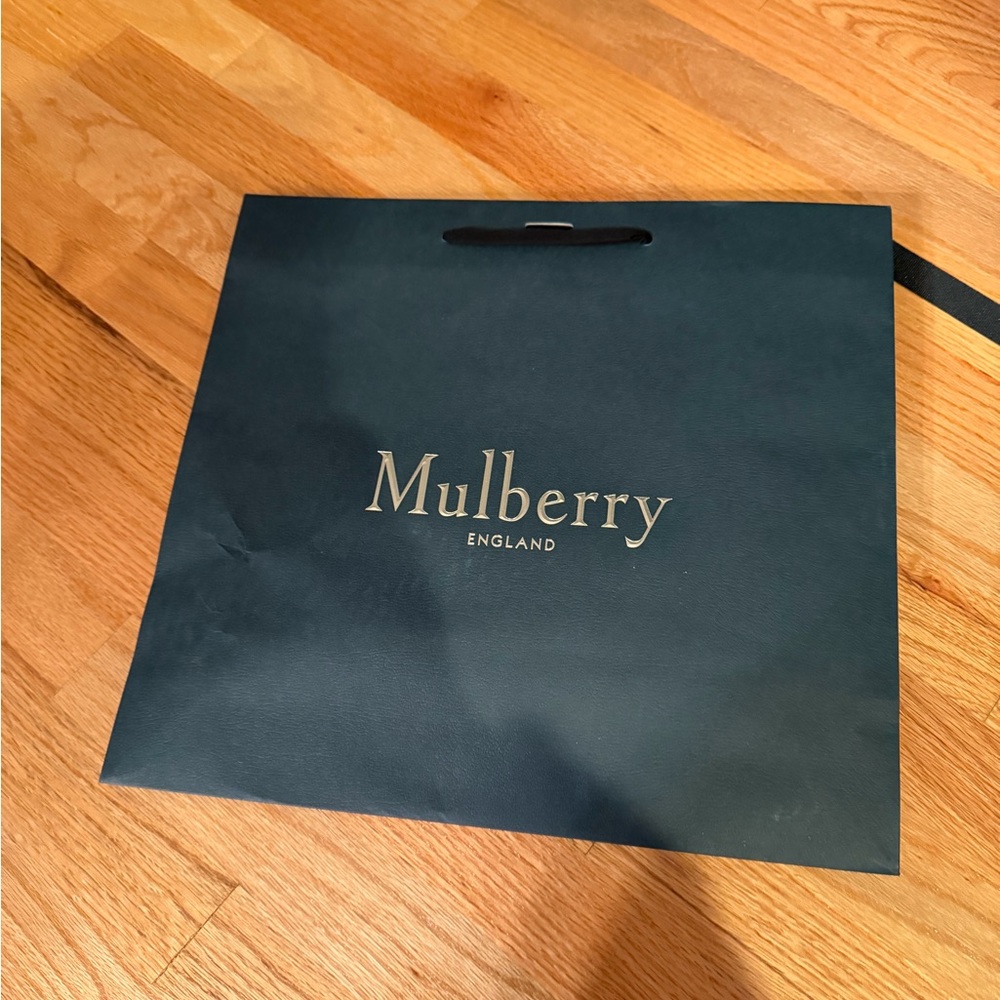 Mulberry Dark Teal Gift Bag